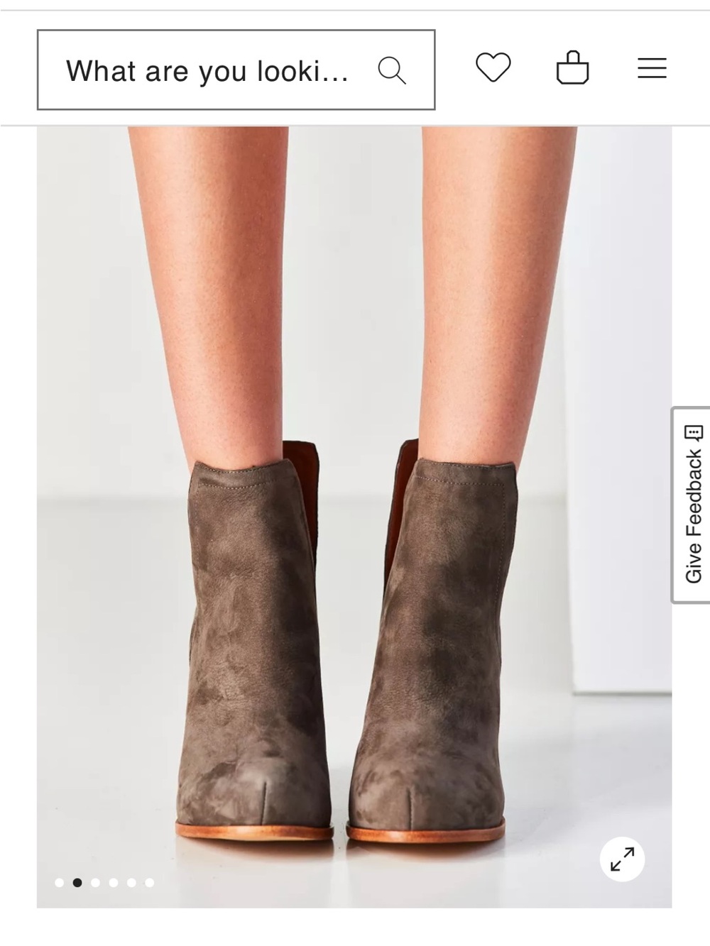 Jeffrey Campbell Taupe Suede Ankle Booties with Brown Sole